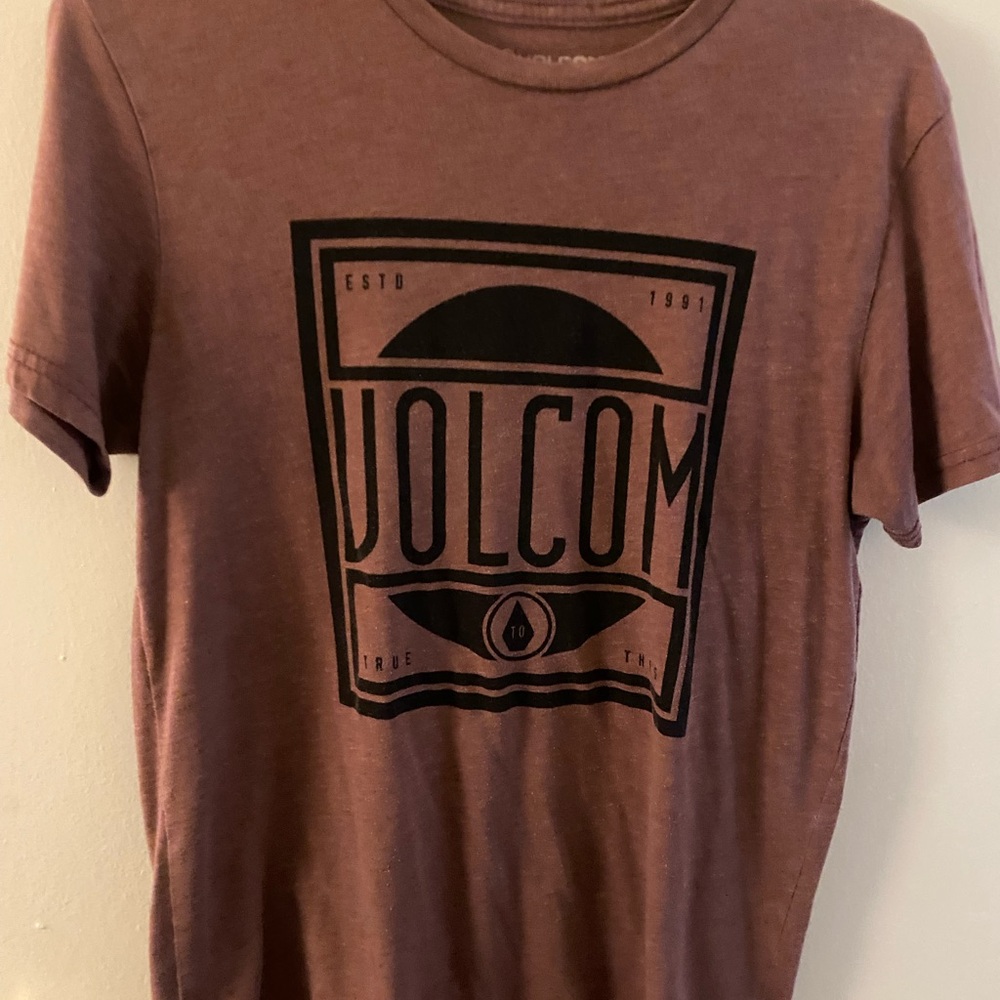 Volcom Brown Graphic T-Shirt